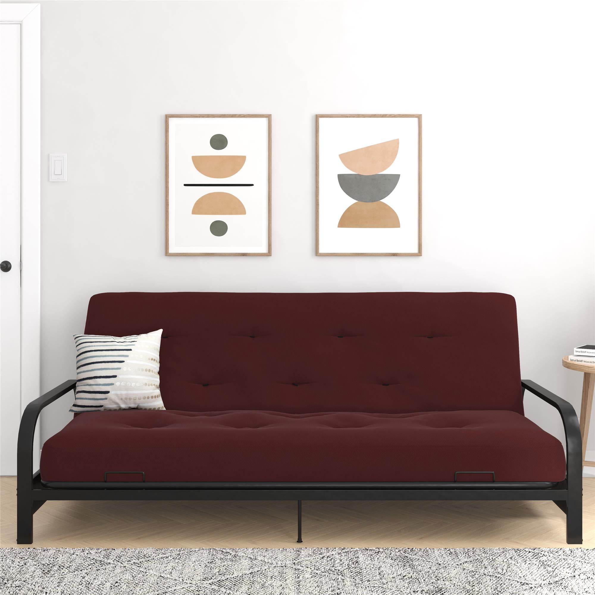 DHP Trule 8" Spring Futon Mattress - Ruby Red - Full