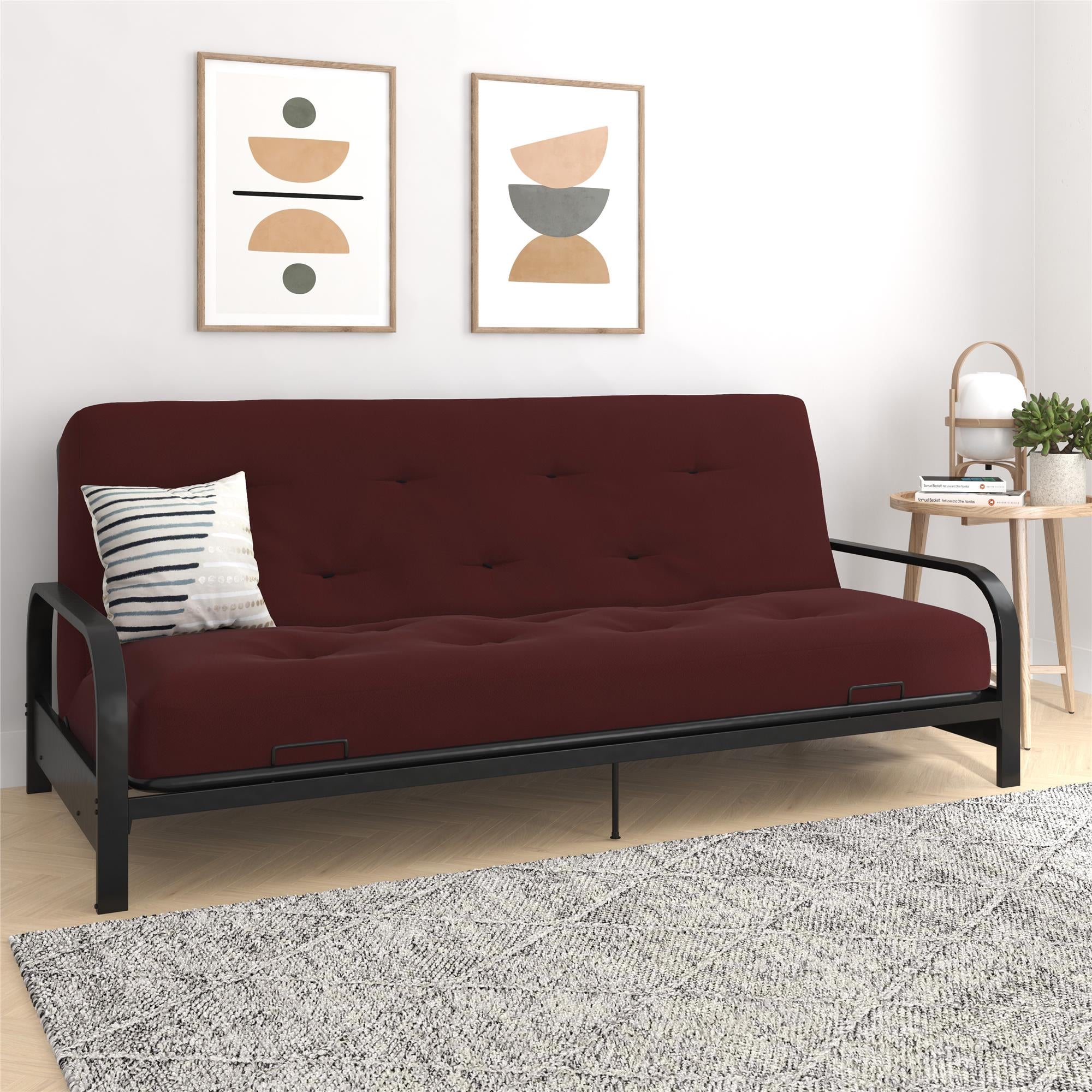 DHP Trule 8" Spring Futon Mattress - Ruby Red - Full