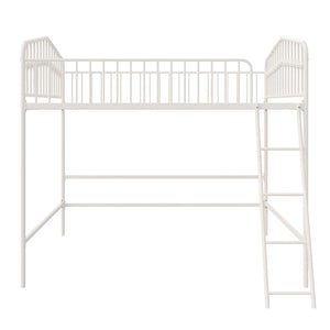 Novogratz Bushwick Metal Loft Bed - Black - Twin