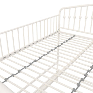 Novogratz Bushwick Metal Loft Bed - Off White - Full