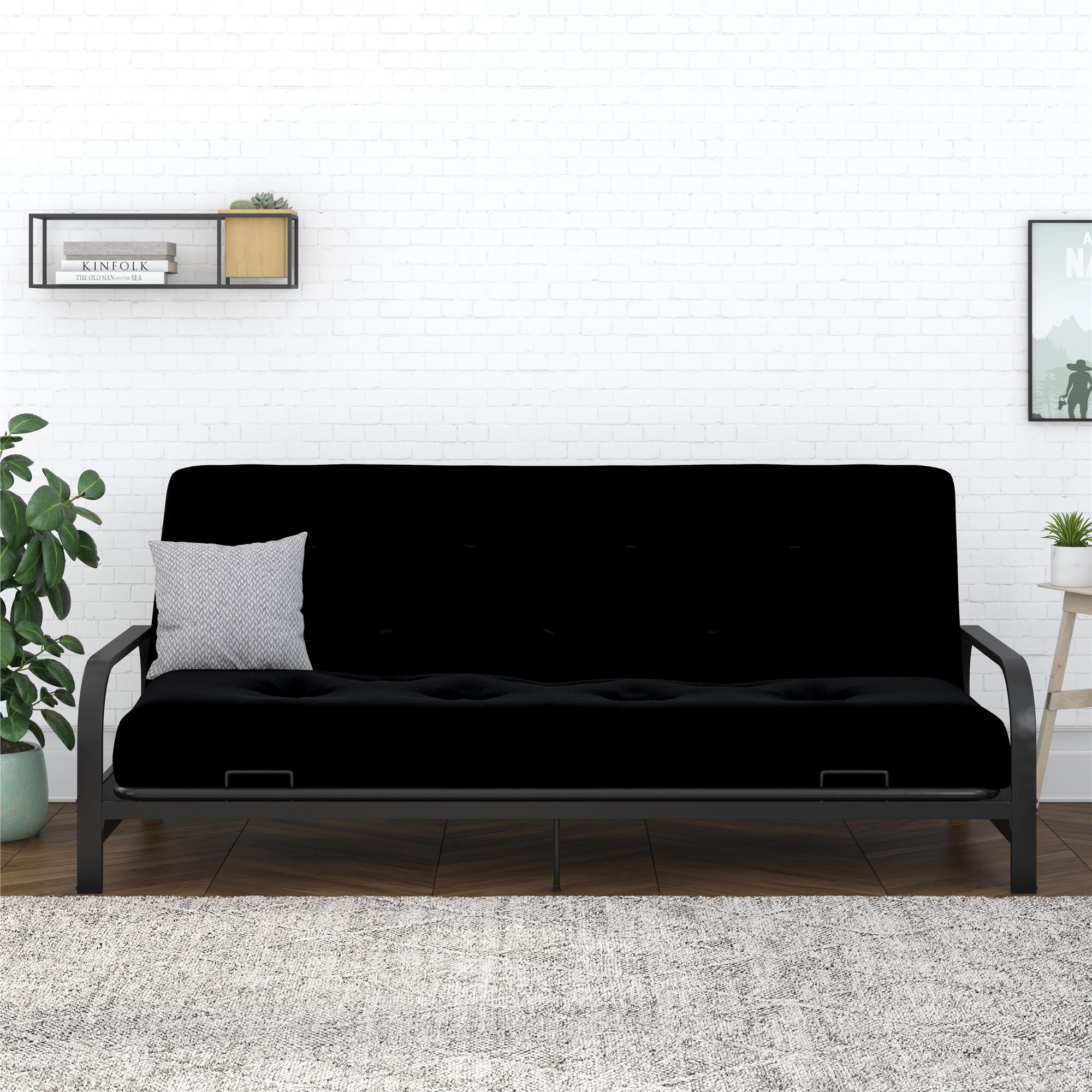 Signature Sleep Braga 8" Pocket Spring Full Size Futon Mattress - Black - Full