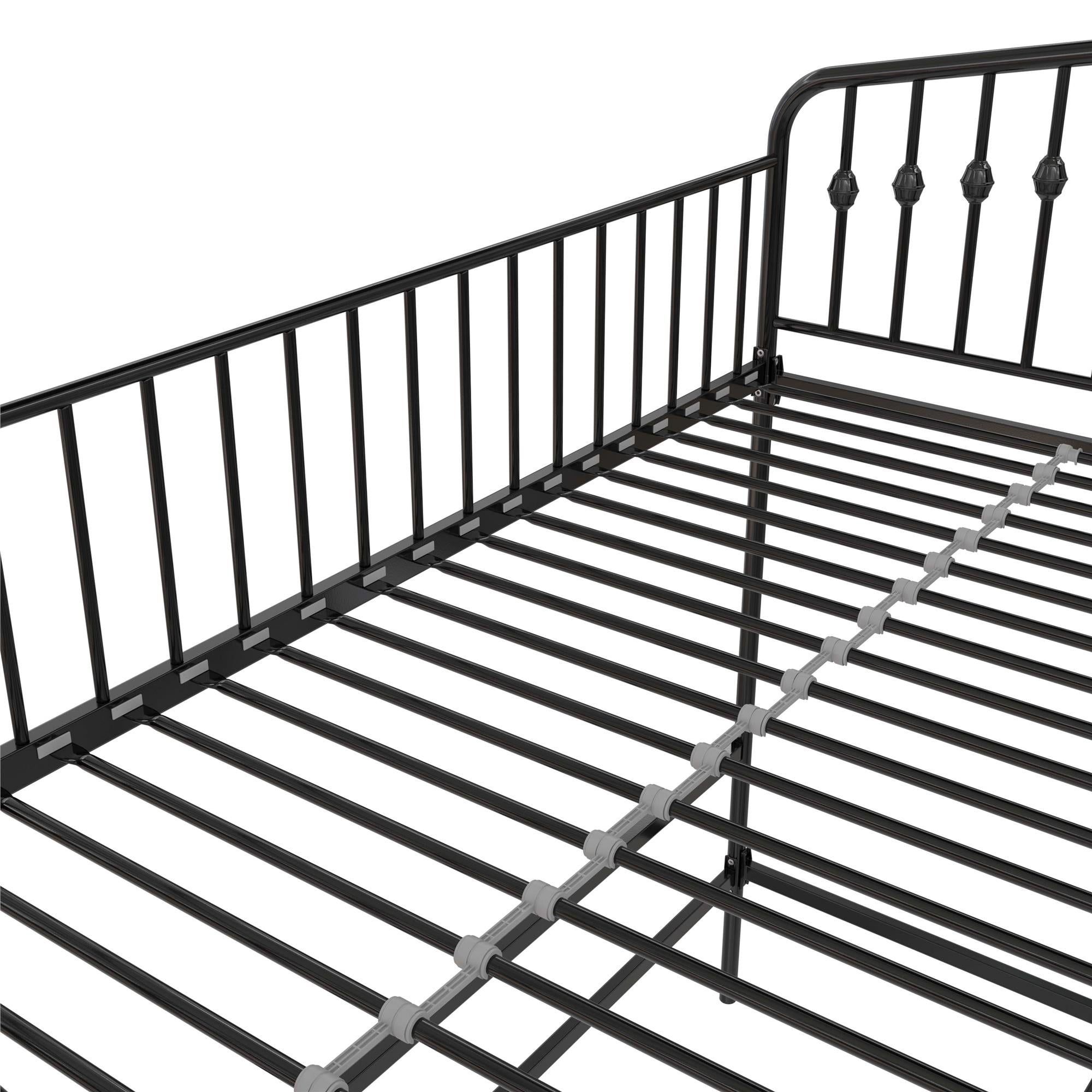 Novogratz Bushwick Metal Loft Bed - Black - Twin
