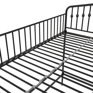 Novogratz Bushwick Metal Loft Bed - Black - Twin