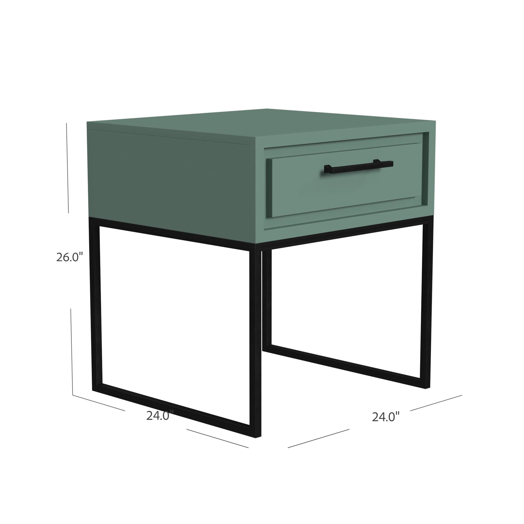 Cortney's Collection Perry End Table - Sage