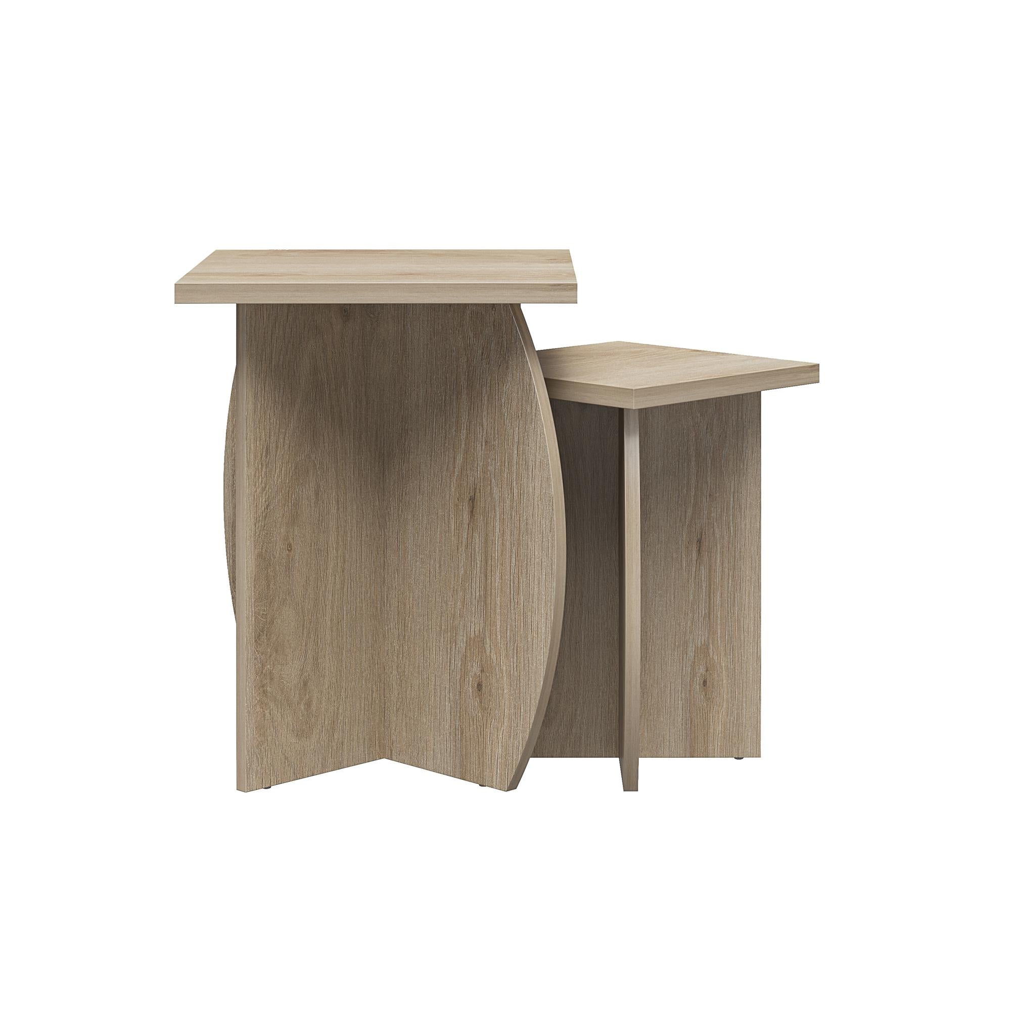 Novogratz Voler Set of 2 Minimalist Nesting End Tables – Dorel Home