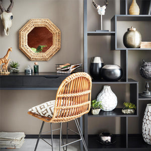 Ren Home Leva Tall Bookcase - Black