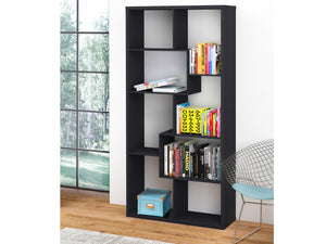 Ren Home Leva Tall Bookcase - Black