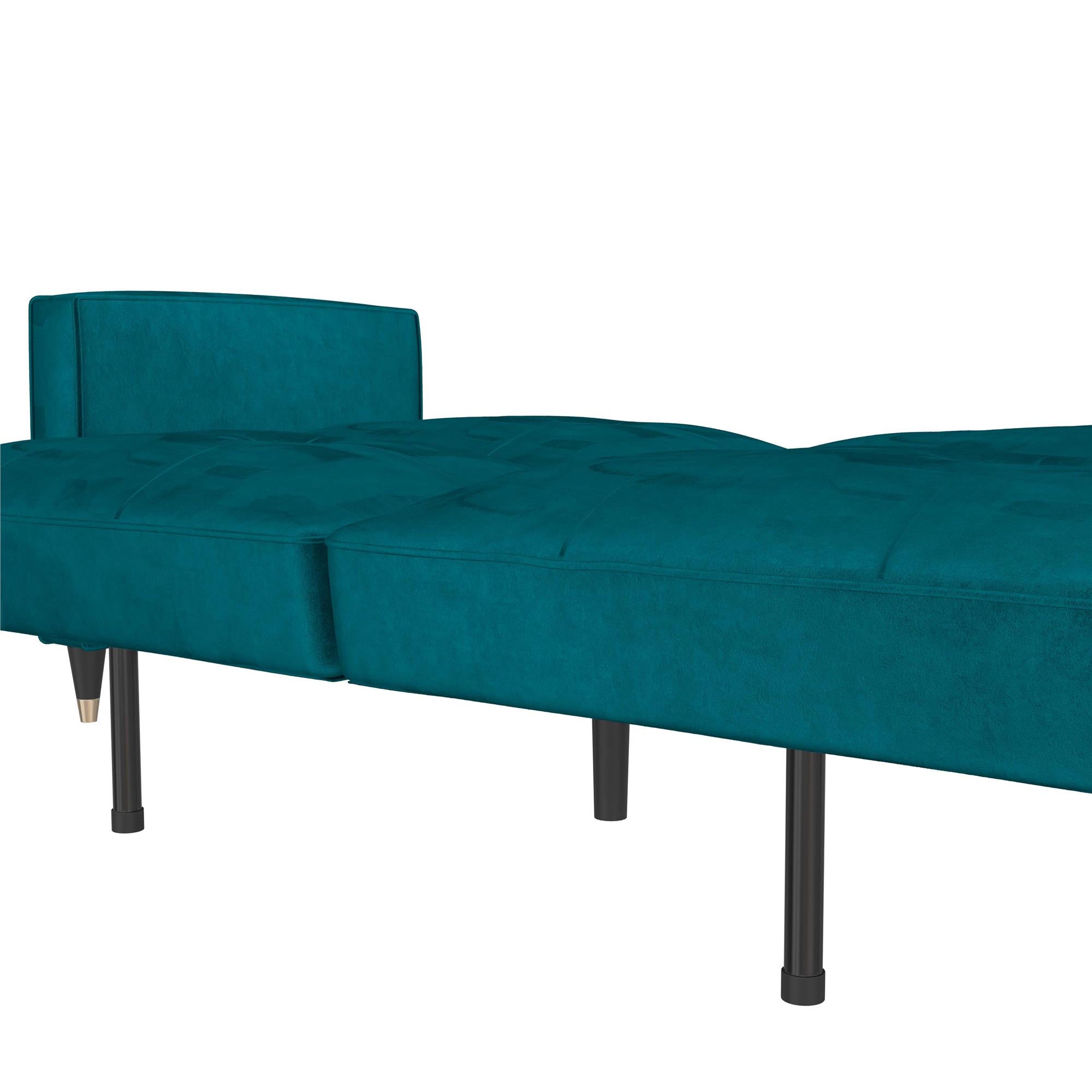 DHP Penelope Tufted Futon Sofa Bed - Green