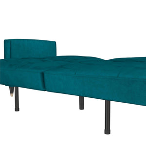 DHP Penelope Tufted Futon Sofa Bed - Green