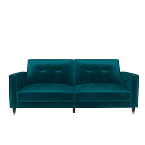 DHP Penelope Tufted Futon Sofa Bed - Green