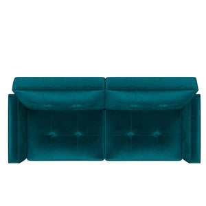 DHP Penelope Tufted Futon Sofa Bed - Green