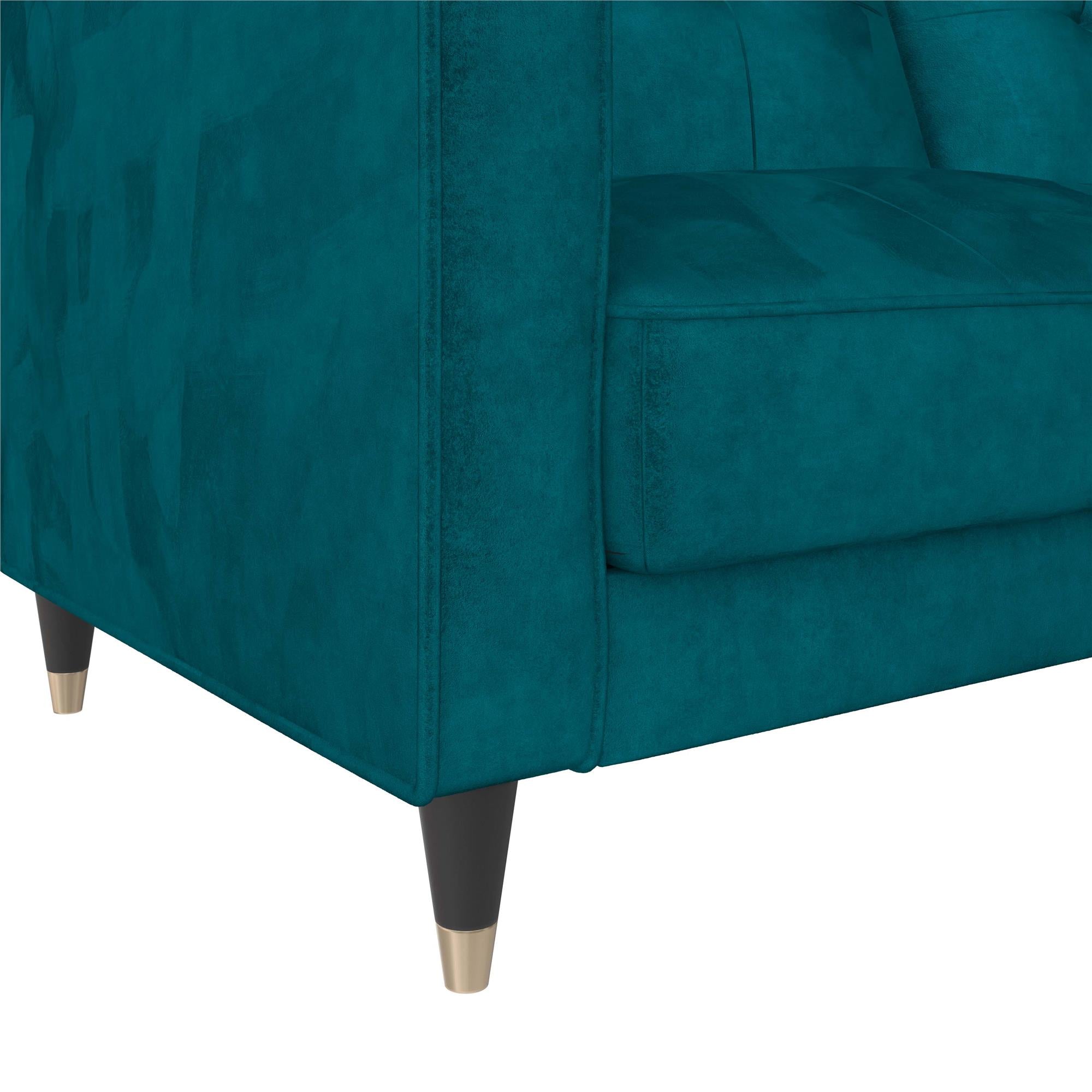 DHP Penelope Tufted Futon Sofa Bed - Green