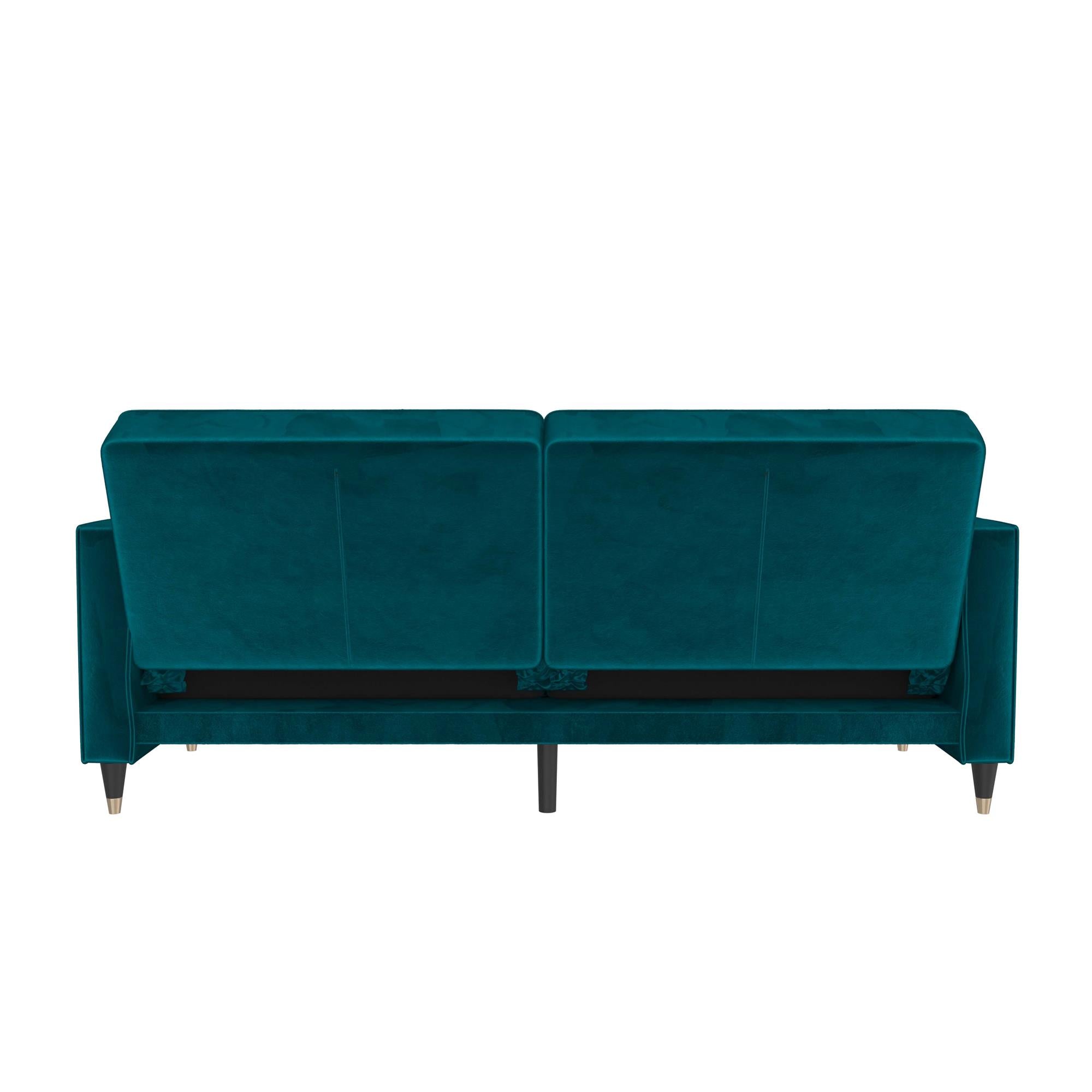 DHP Penelope Tufted Futon Sofa Bed - Green