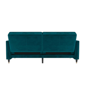 DHP Penelope Tufted Futon Sofa Bed - Green