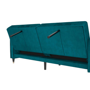 DHP Penelope Tufted Futon Sofa Bed - Green
