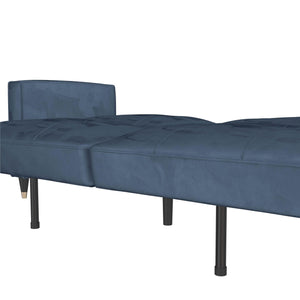 DHP Penelope Tufted Futon Sofa Bed - Blue