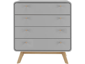 Ren Home Leva 4 Drawer Dresser - Gray