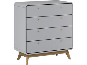 Ren Home Leva 4 Drawer Dresser - Gray