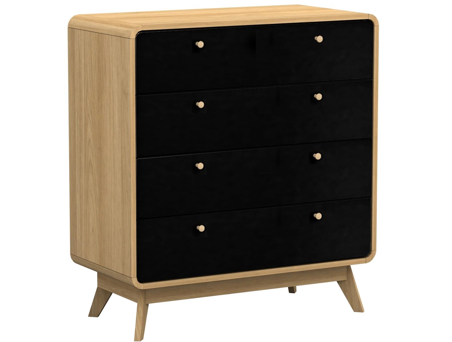Ren Home Leva 4 Drawer Dresser - Light Oak