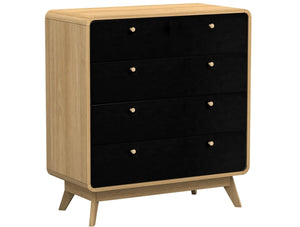 Ren Home Leva 4 Drawer Dresser - Light Oak