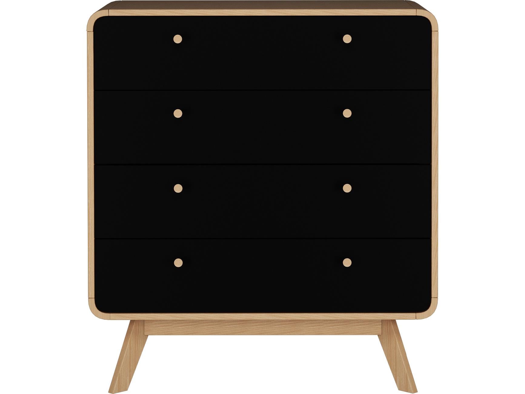 Ren Home Leva 4 Drawer Dresser - Light Oak