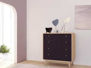 Ren Home Leva 4 Drawer Dresser - Light Oak