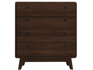 Ren Home Leva 4 Drawer Dresser - Walnut