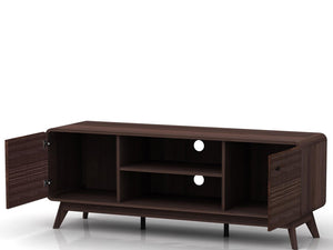 Ren Home Leva Media Console TV Stand - Walnut
