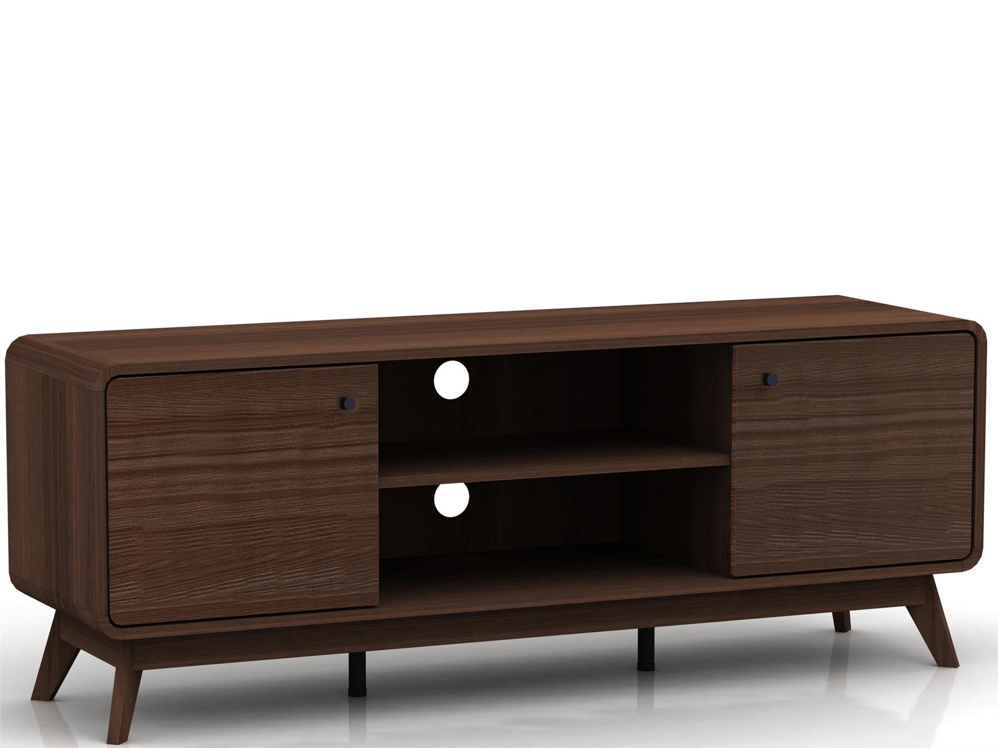 Ren Home Leva Media Console TV Stand - Walnut