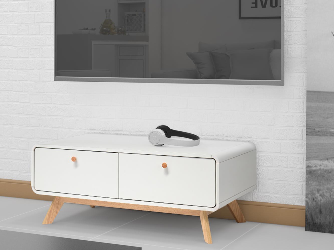 Ren Home Leva Entertainment Console / TV Stand - White
