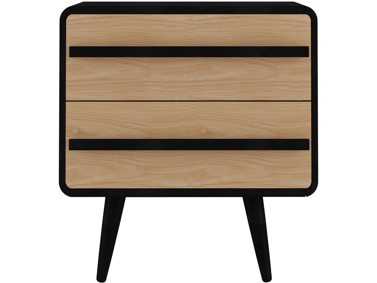 Ren Home Tilaa 2 Door Nightstand - Black