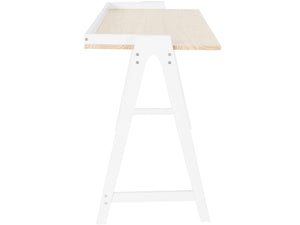 Ren Home Enkel Desk - Light Oak and White