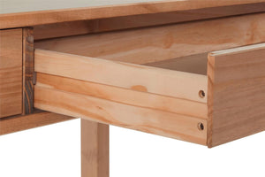 Ren Home Liv Desk with Double Drawers - Oak