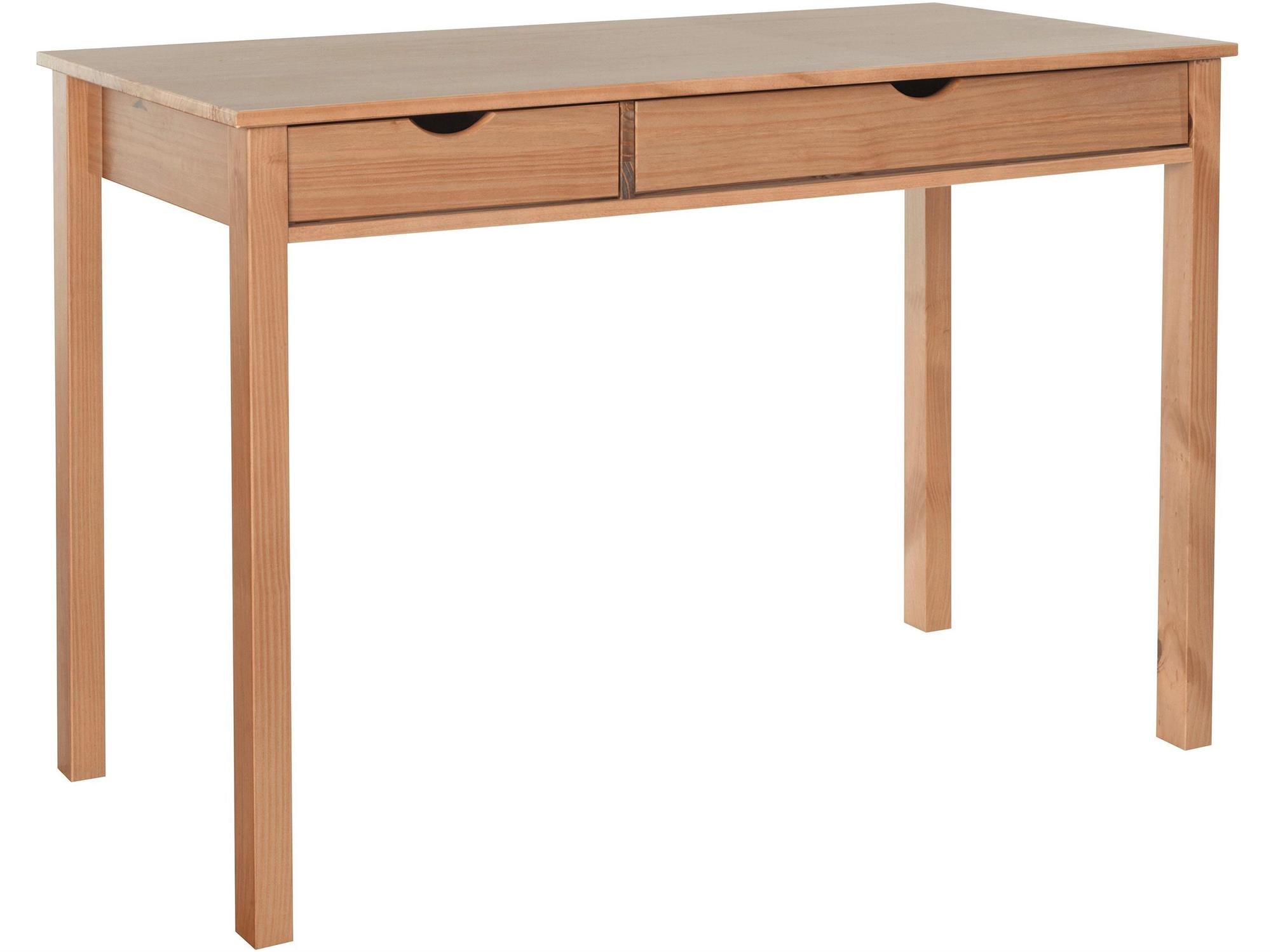 Ren Home Liv Desk with Double Drawers - Oak