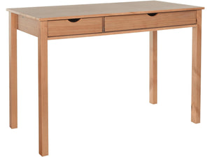 Ren Home Liv Desk with Double Drawers - Oak