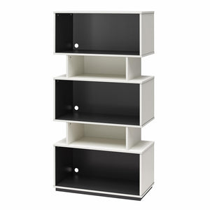 Novogratz Shadow Gaming Storage Unit Bookcase - White