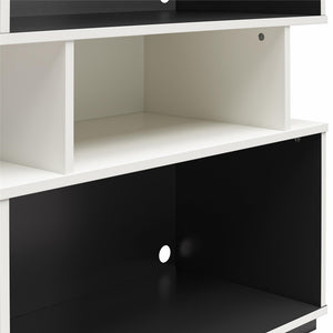 Novogratz Shadow Gaming Storage Unit Bookcase - White