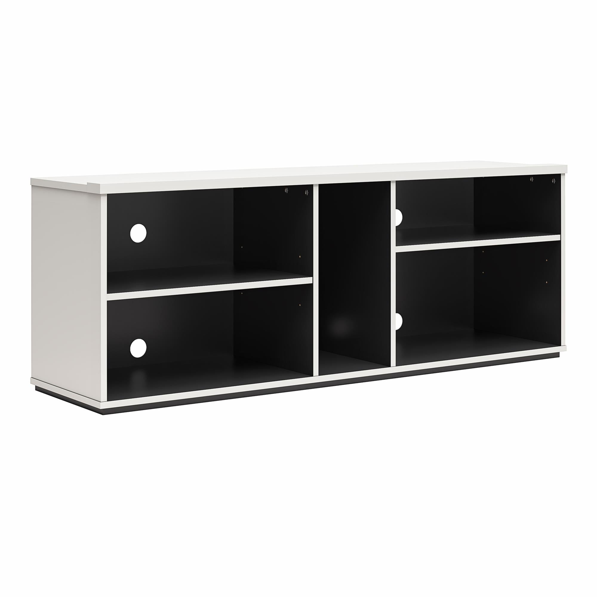Novogratz Shadow Gaming TV Stand for TVs up to 69" - White