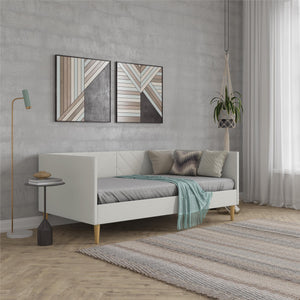 DHP Alicent Upholstered Daybed - Light Gray - Twin