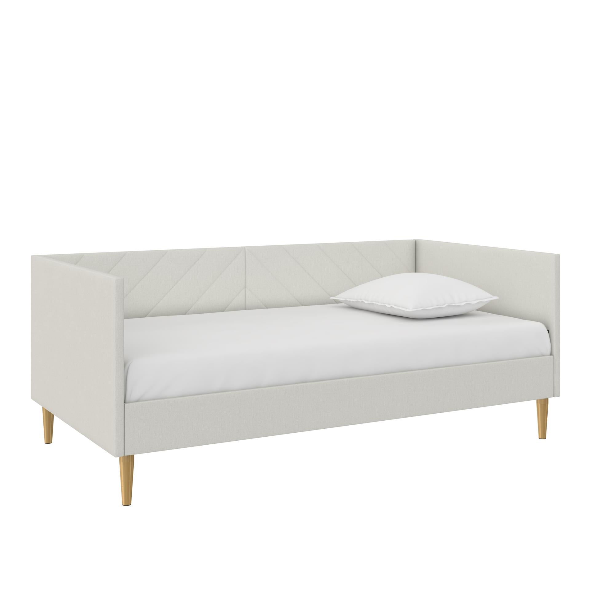 DHP Alicent Upholstered Daybed - Light Gray - Twin