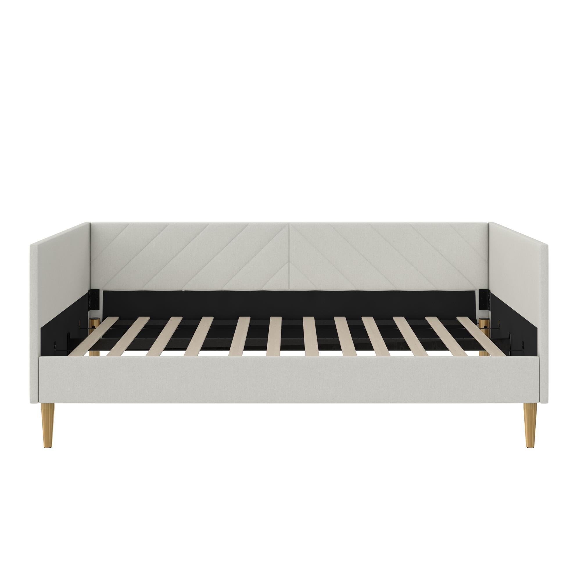 DHP Alicent Upholstered Daybed - Light Gray - Twin