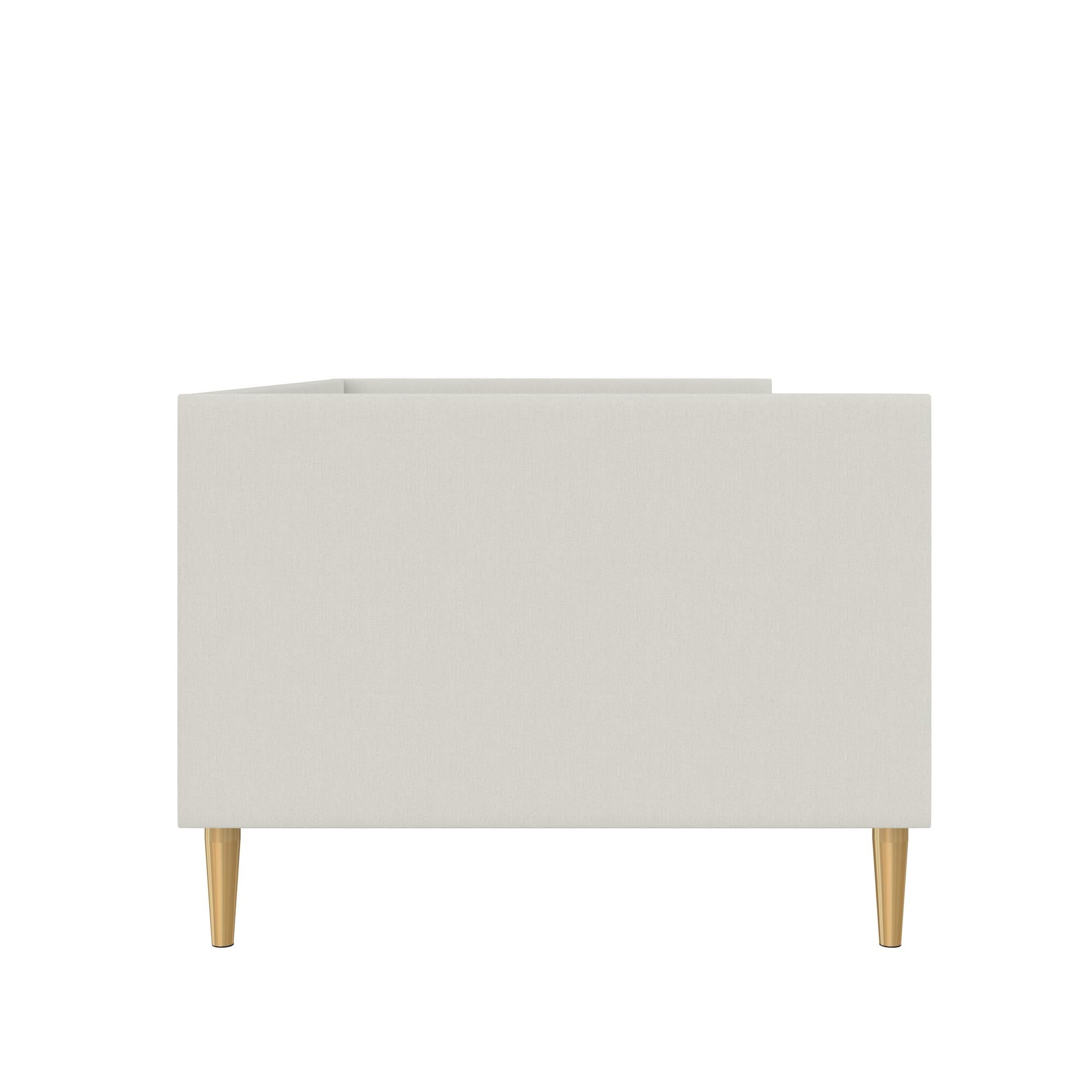 DHP Alicent Upholstered Daybed - Light Gray - Twin