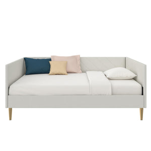 DHP Alicent Upholstered Daybed - Light Gray - Full
