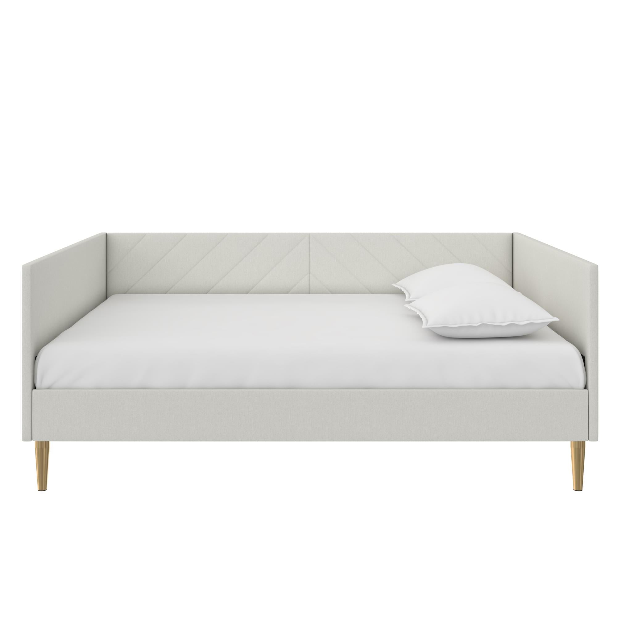 DHP Alicent Upholstered Daybed - Light Gray - Full