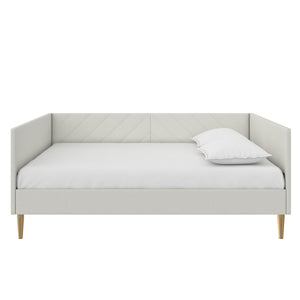 DHP Alicent Upholstered Daybed - Light Gray - Full