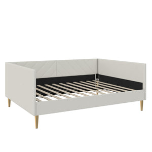 DHP Alicent Upholstered Daybed - Light Gray - Full