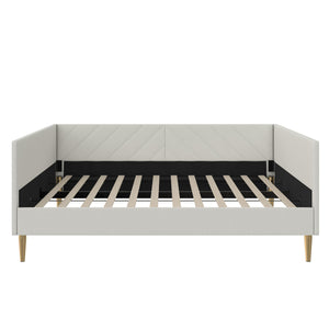 DHP Alicent Upholstered Daybed - Light Gray - Full