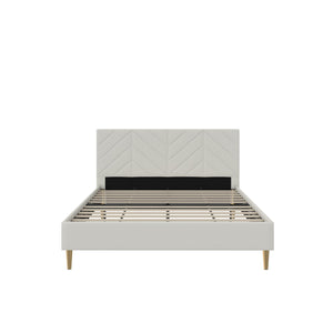 DHP Andrea Futon Sofa Bed - Gray - Queen