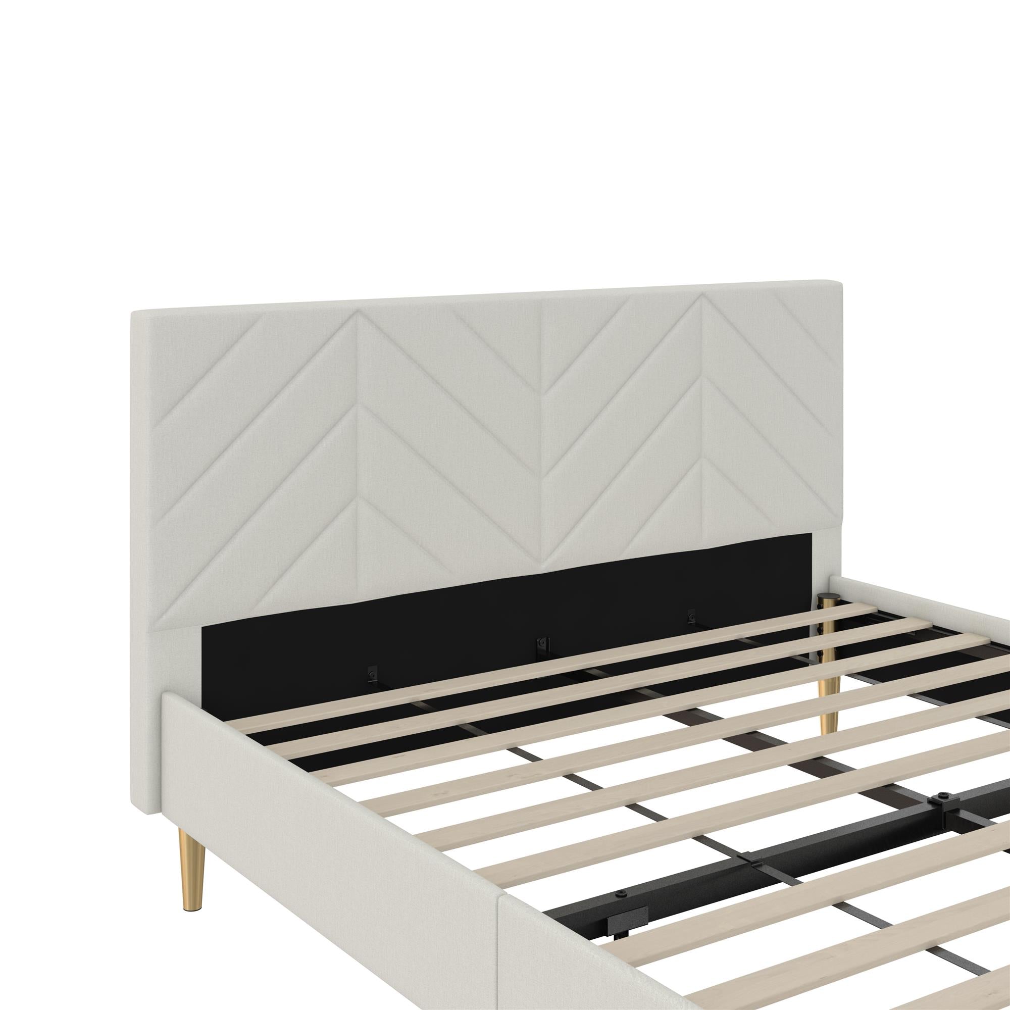 DHP Andrea Futon Sofa Bed - Gray - Queen