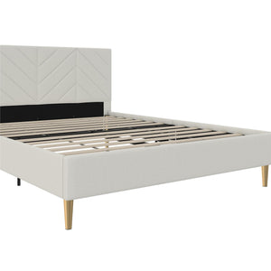 DHP Andrea Futon Sofa Bed - Gray - Queen